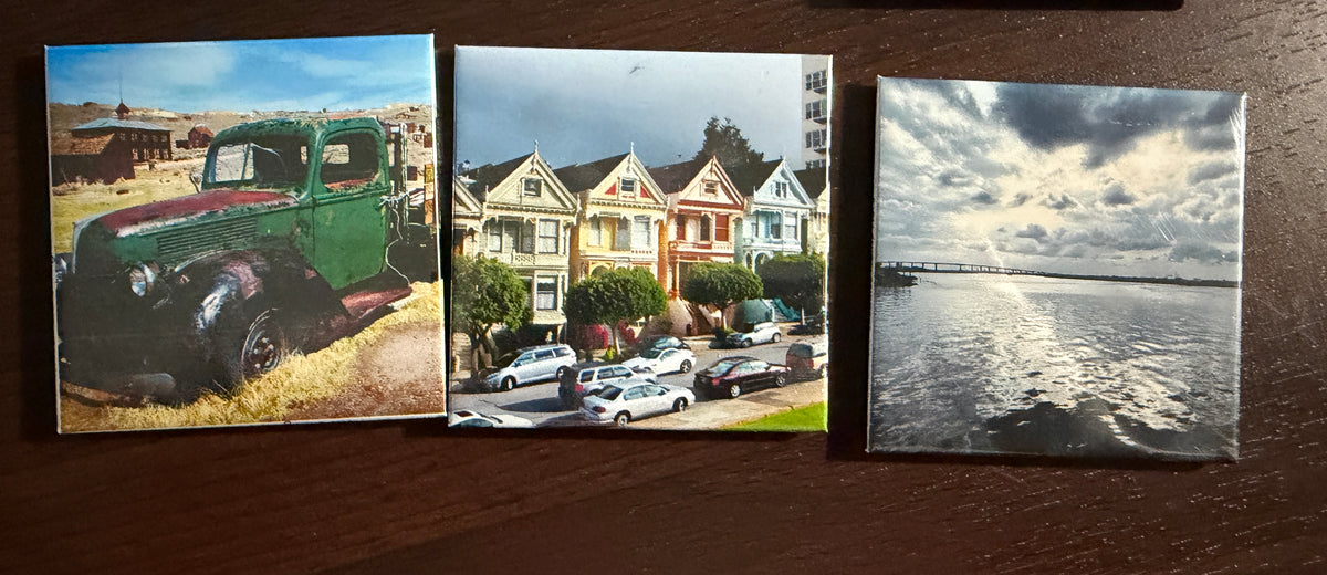 Custom 2.5" x 2.5" Photo Magnet.