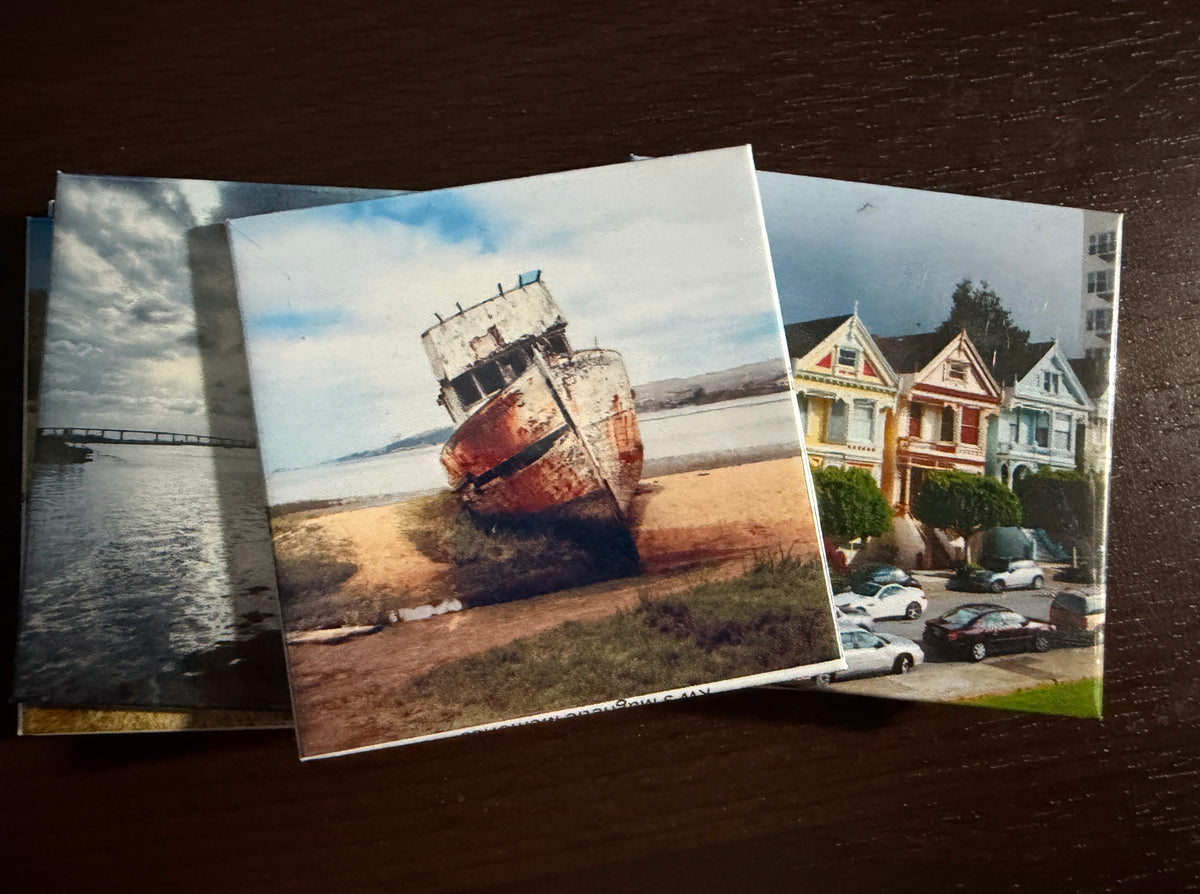 Custom 2.5" x 2.5" Photo Magnet.