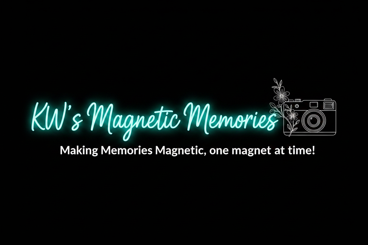 KW's Magnetic Memories Logo - Black Background